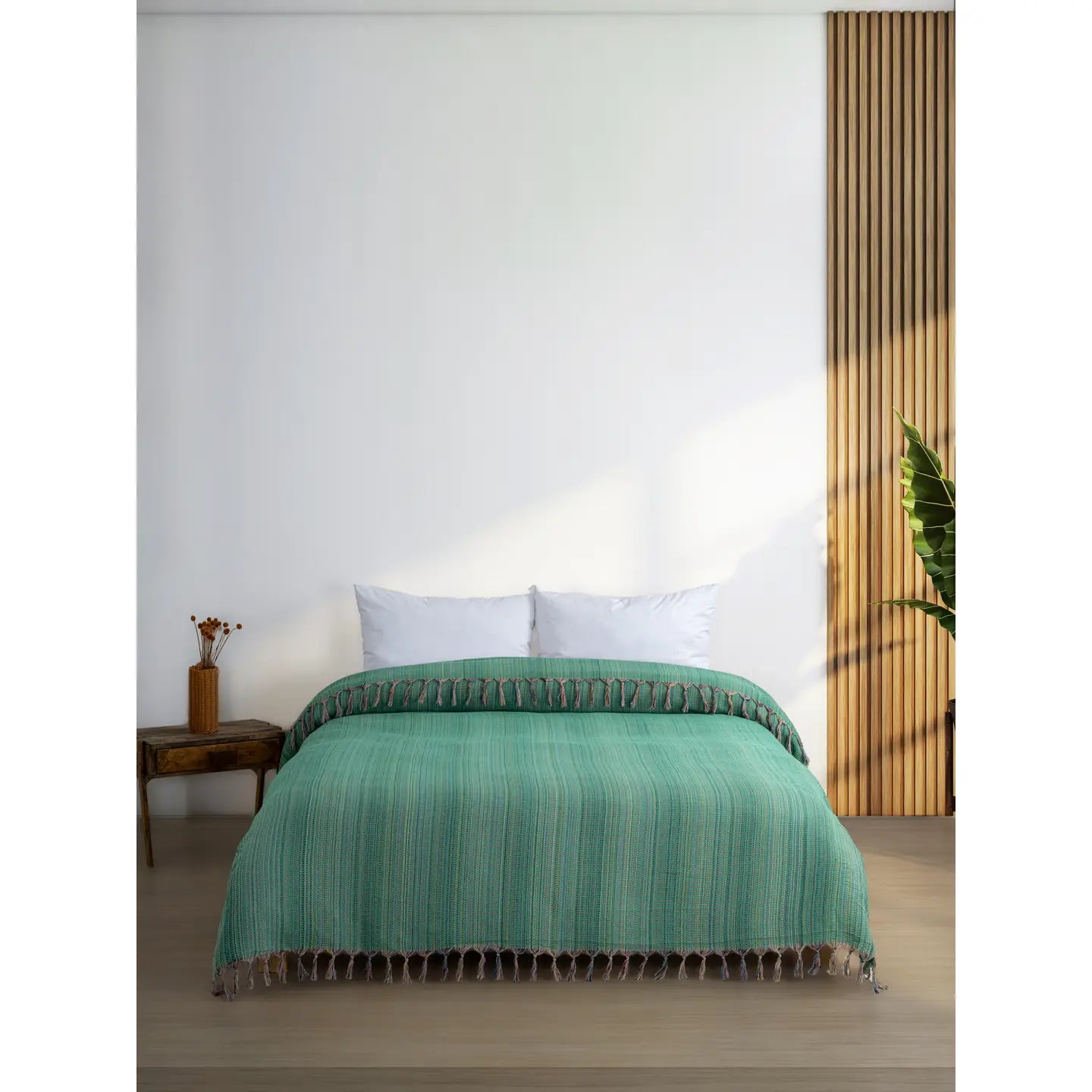 Blanket: Handwoven King Size Throw (Two Colors)