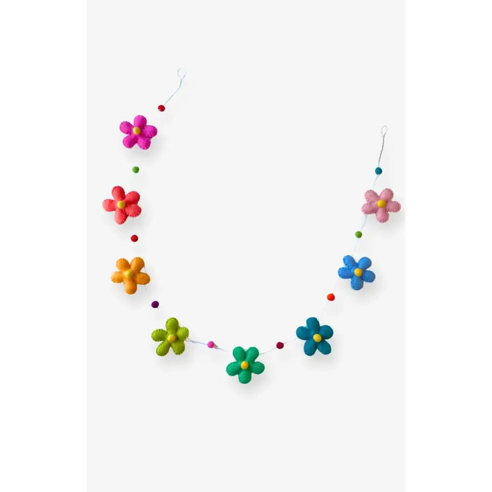 Garland: Felted Flower