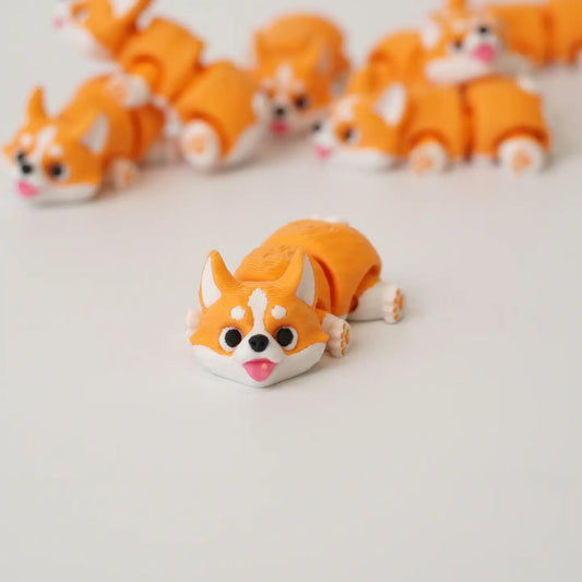 3D Printed Fidget Corgi