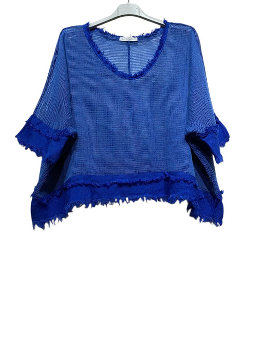 Blouse: Cotton Knit Top (Two Colors)