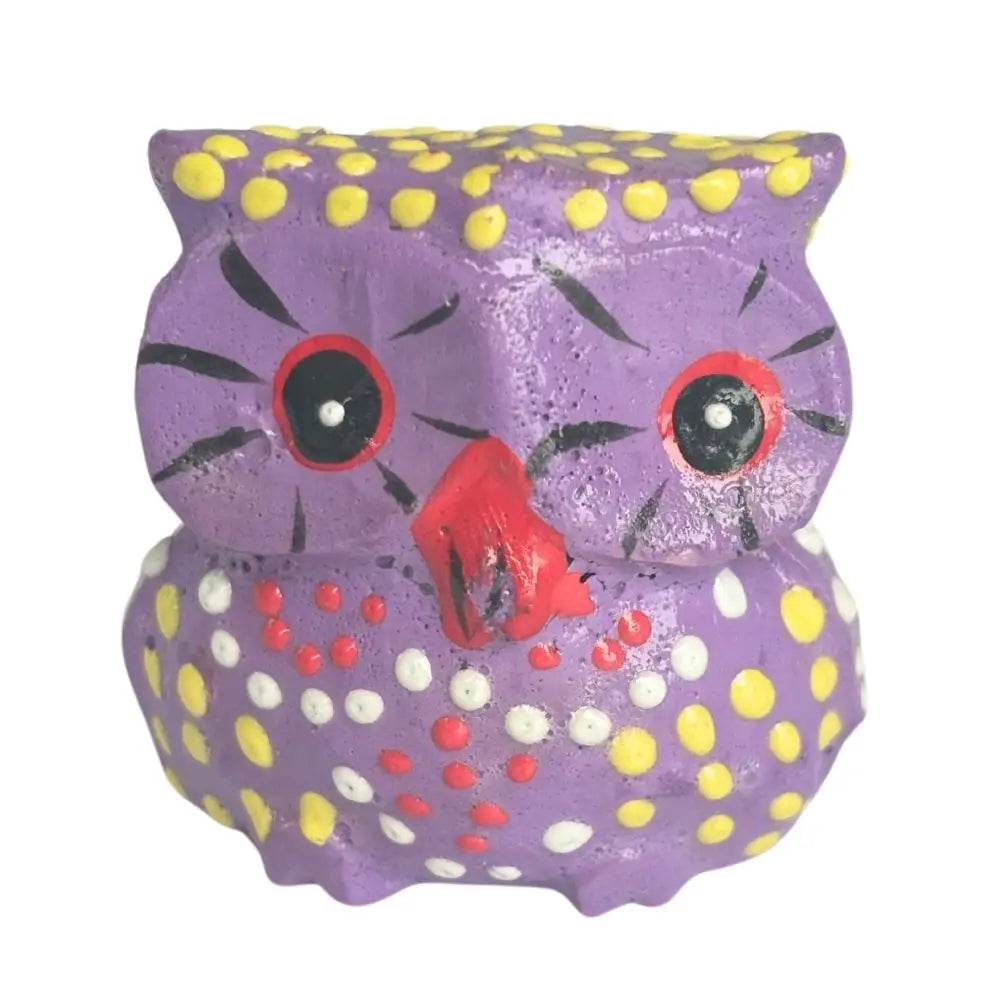 Wooden Owls: Various Colors