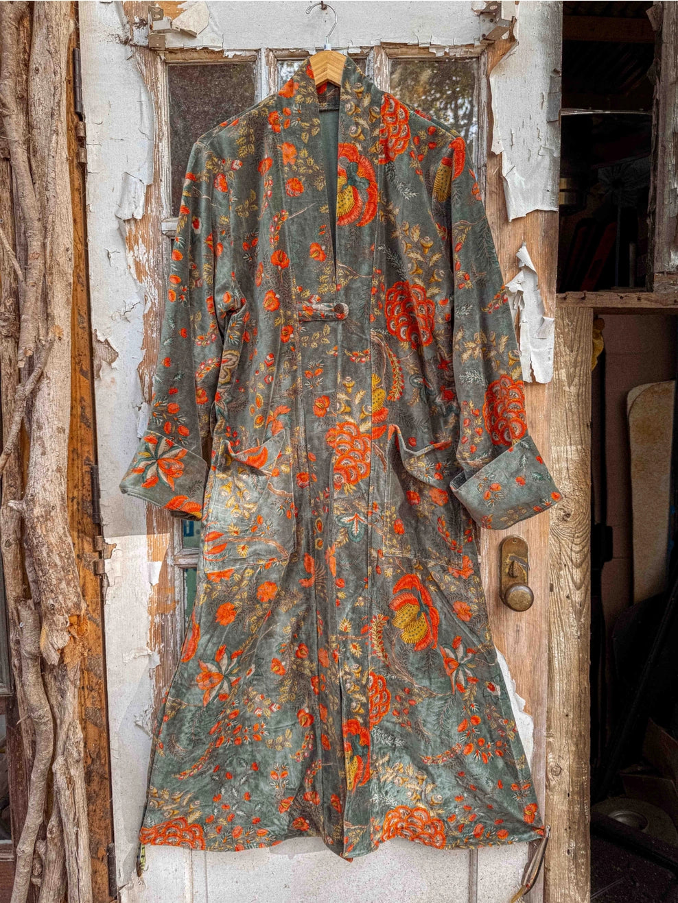 Jacket: Organic Velvet Bayberry