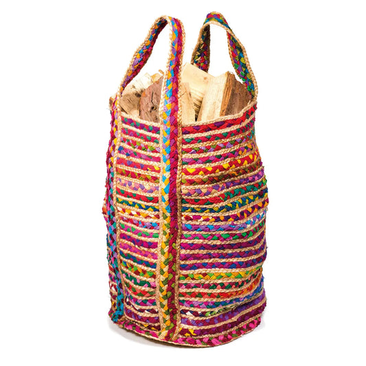 Bagsket: Multi-Color Jute Chindi