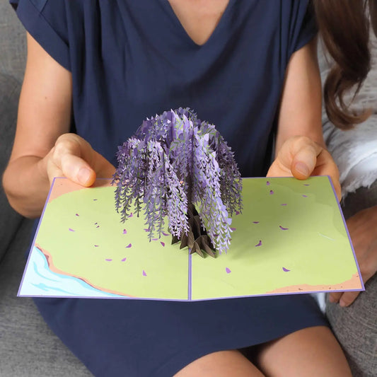 Cards: Pop-Up Wisteria Tree