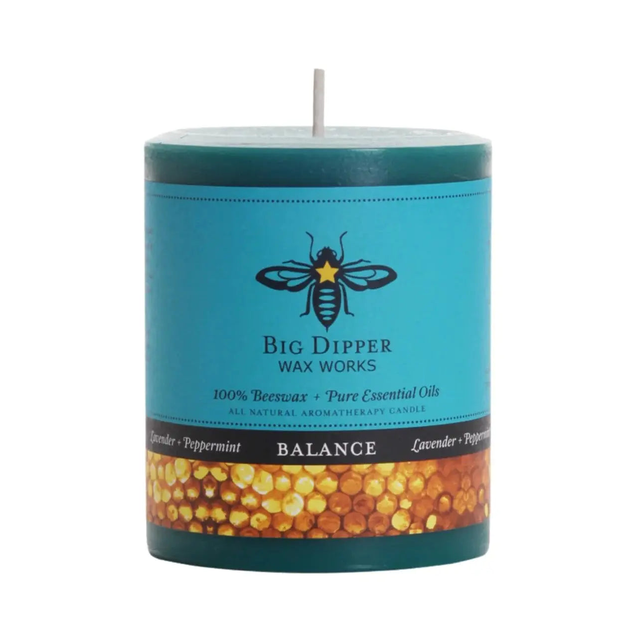 Candles: Beeswax Pillars: Three Sizes (Various Scents)