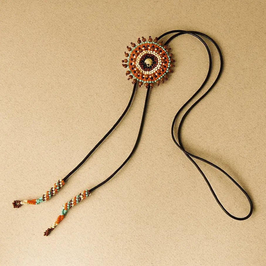 Bolo Tie: Terracotta — Earth-Toned Bolo Tie