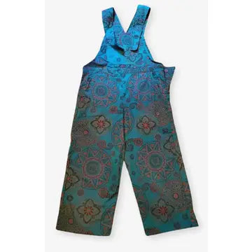 Overall: Screen printed Cotton Romper Overalls