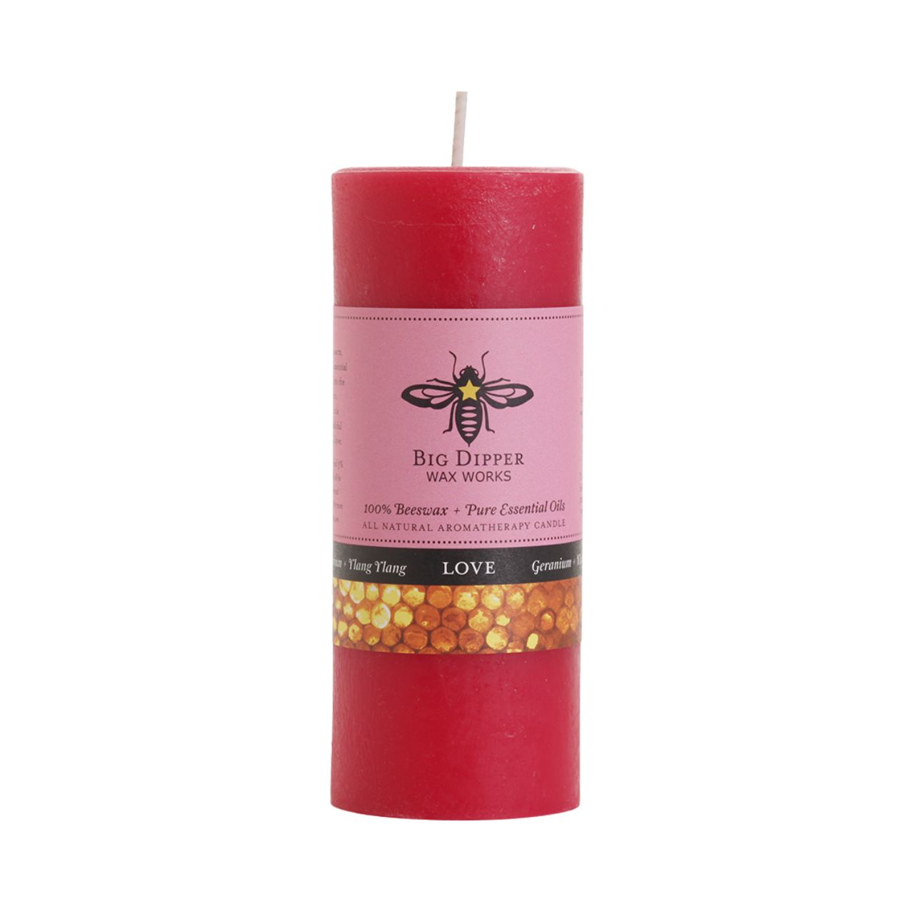Candles: Beeswax Pillars: Three Sizes (Various Scents)