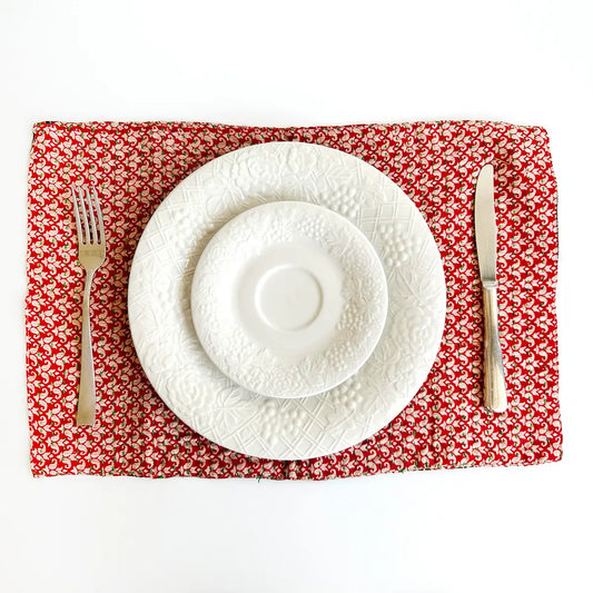 Placemats: Reversible Handmade Sari Mats (Various Designs)