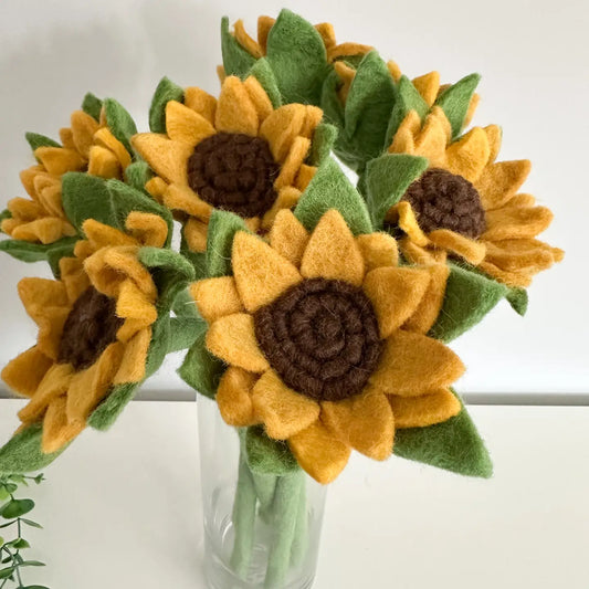 Felted Sunflower