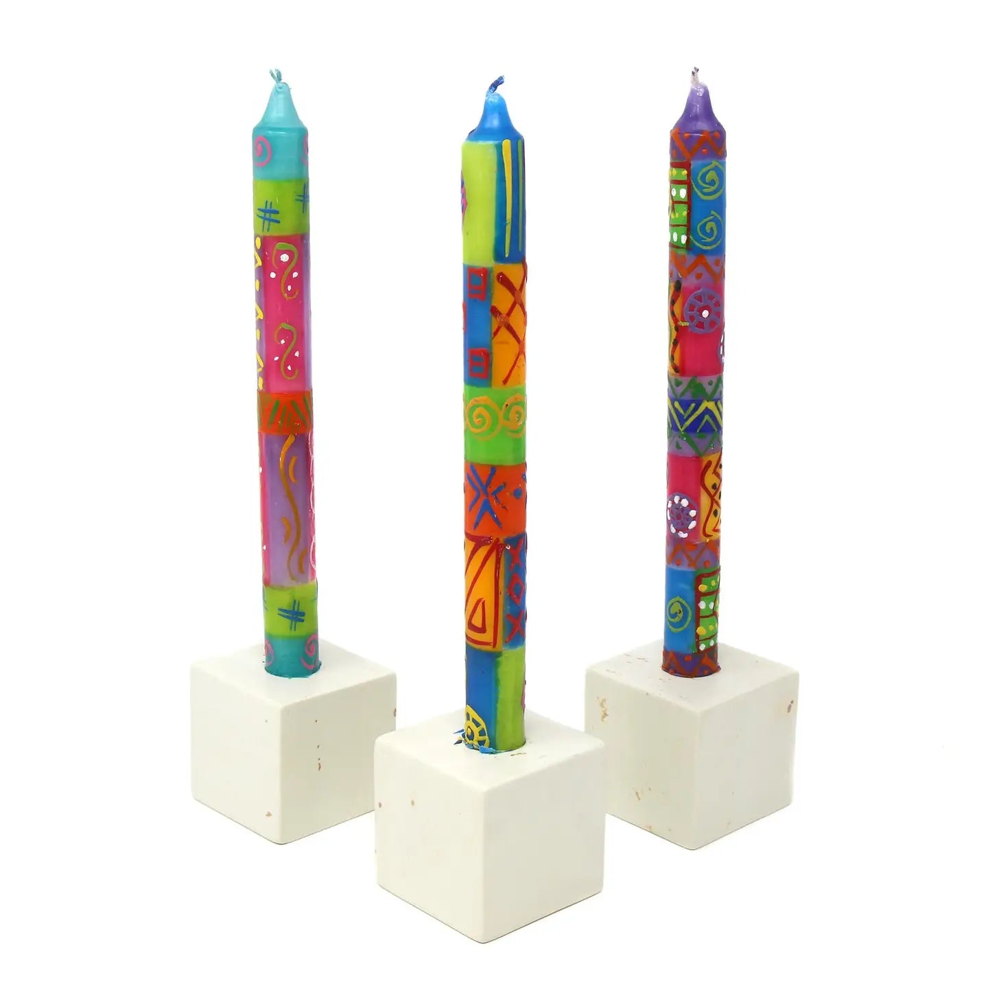 Candles: Hand-Painted Tapers