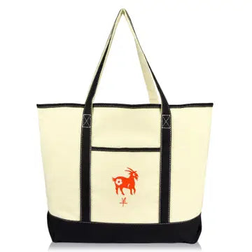 Tote:  Chinese Zodiac Sign Tote Bag (Various Signs)