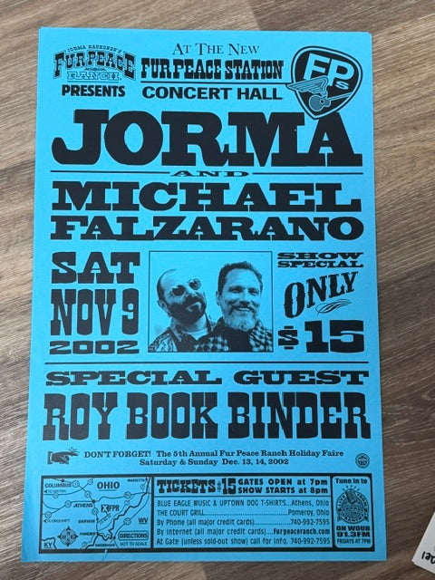 FPS - 11/02/2009 Jorma Kaukonen & Michael Falzarano (Unsigned)