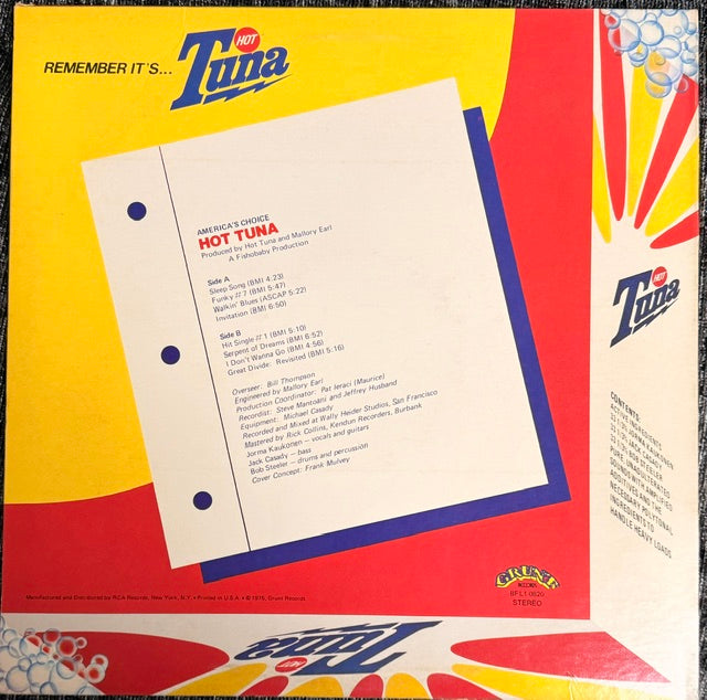 Hot Tuna - America's Choice (JK)