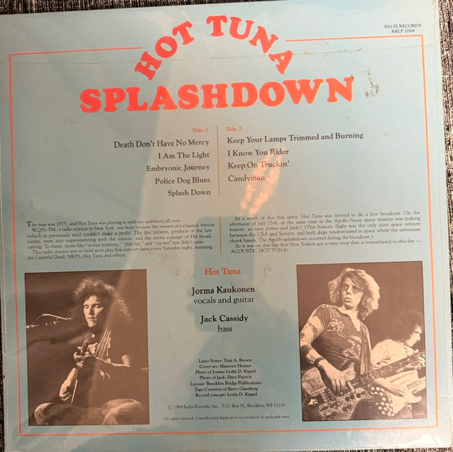 Hot Tuna - Splashdown (JK)