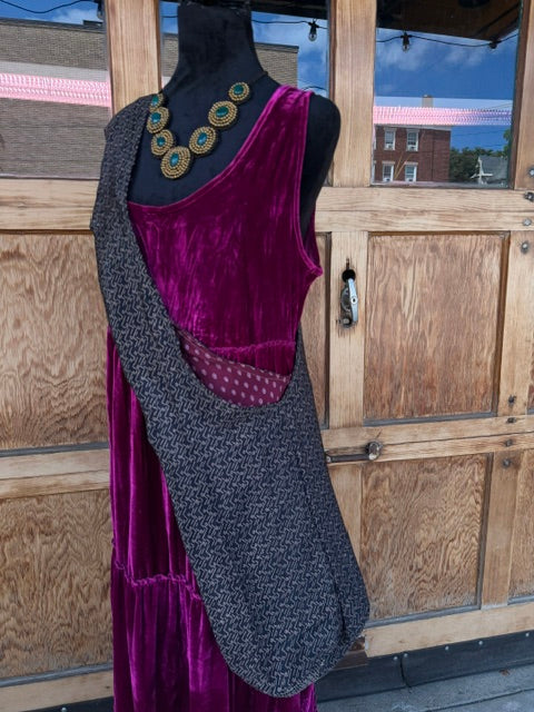 Crossbody Silk Bag (Recycled Fabric)