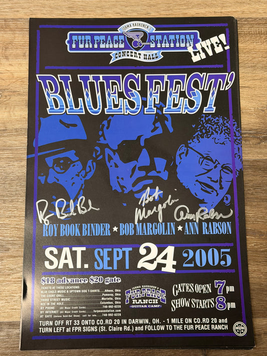 FPS - 09/24/2005 Bluesfest Roy Bookbinder, Bob Margolin & Ann Rabson (SIGNED)