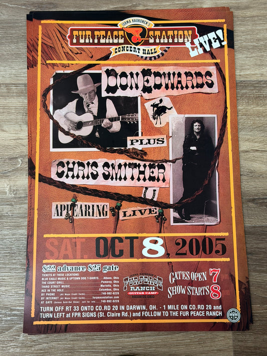 FPS - 10/08/2005 Don Edwards plus Chris Smither (UNSIGNED)