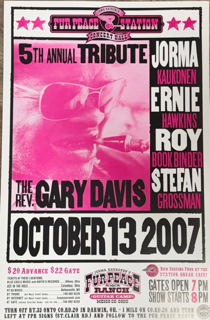 FPS - 10/13/2007 5th Annual Tribute to Rev. Gary Davis (UNSIGNED)