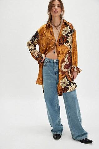 Shirt Dress: Oversized Silk