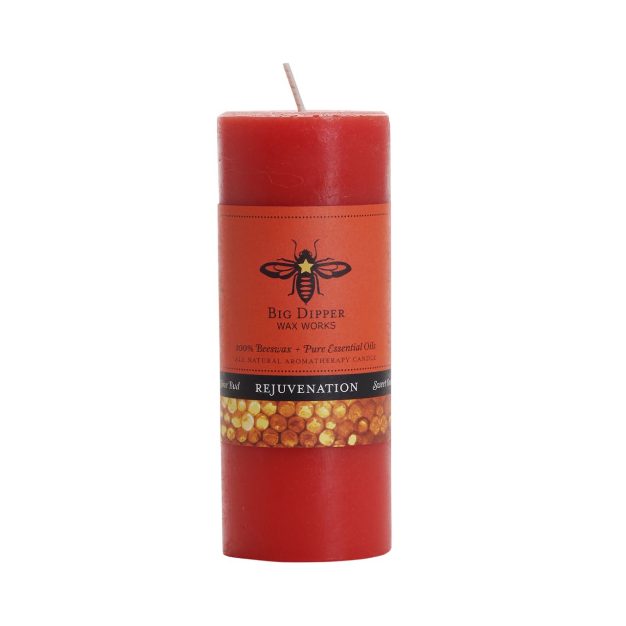Candles: Beeswax Pillars: Three Sizes (Various Scents)