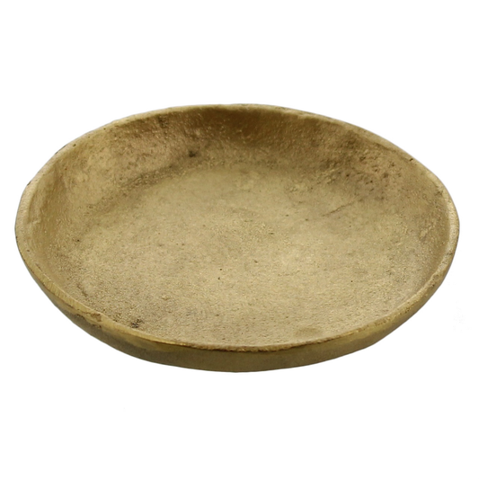 Plate - Tiny Cast Brushed Brass