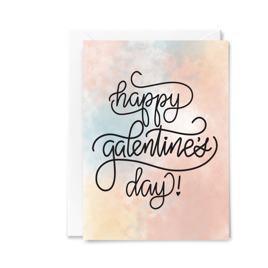 Cards: Happy Galentine's Day Tie-Dye