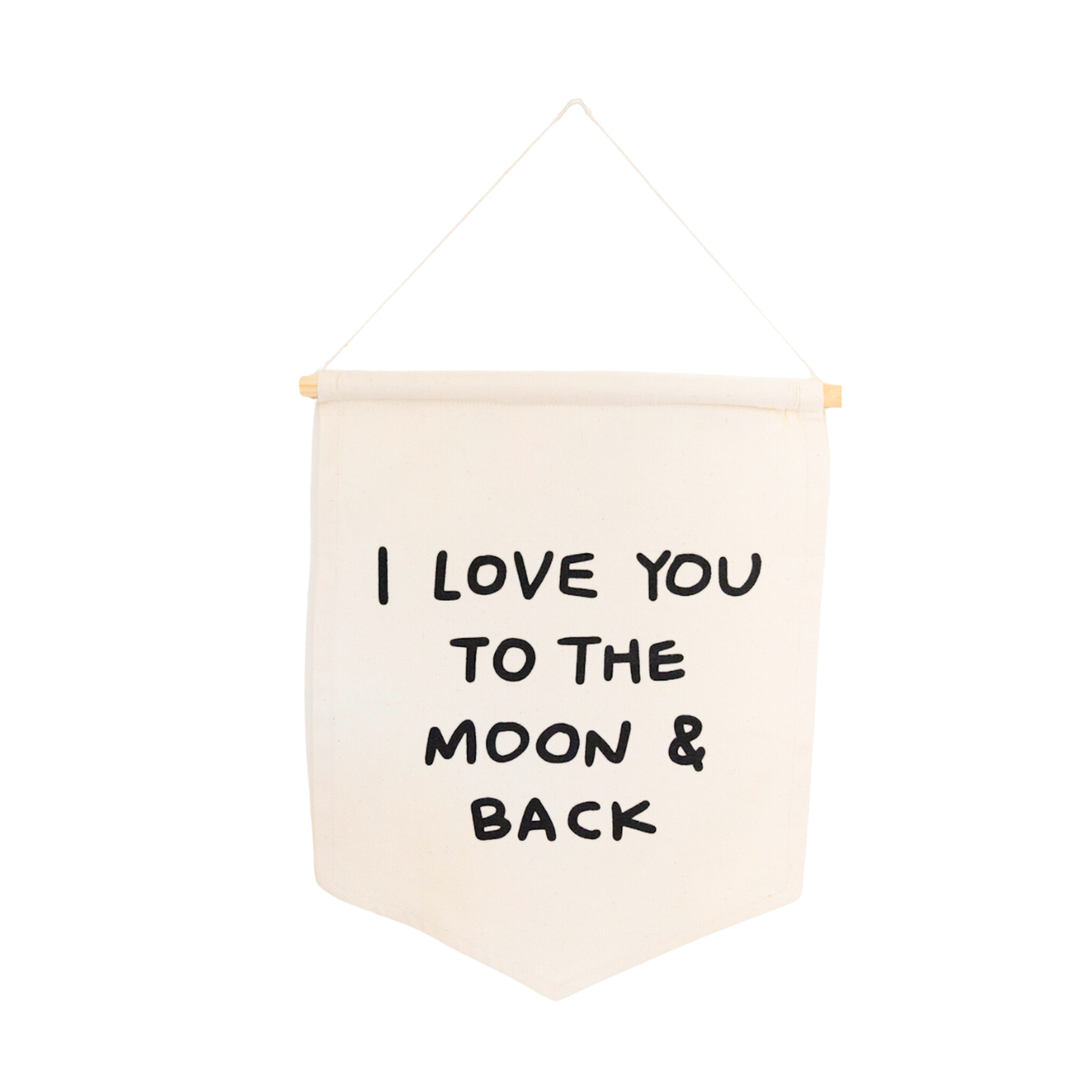 Banner: I Love You To The Moon and Back