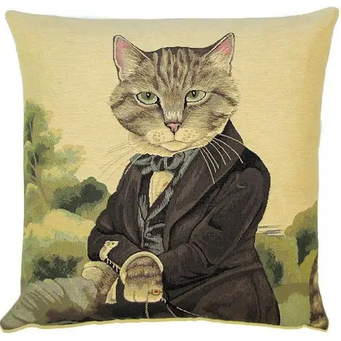 Pillow: Cat Portrait  Pillow