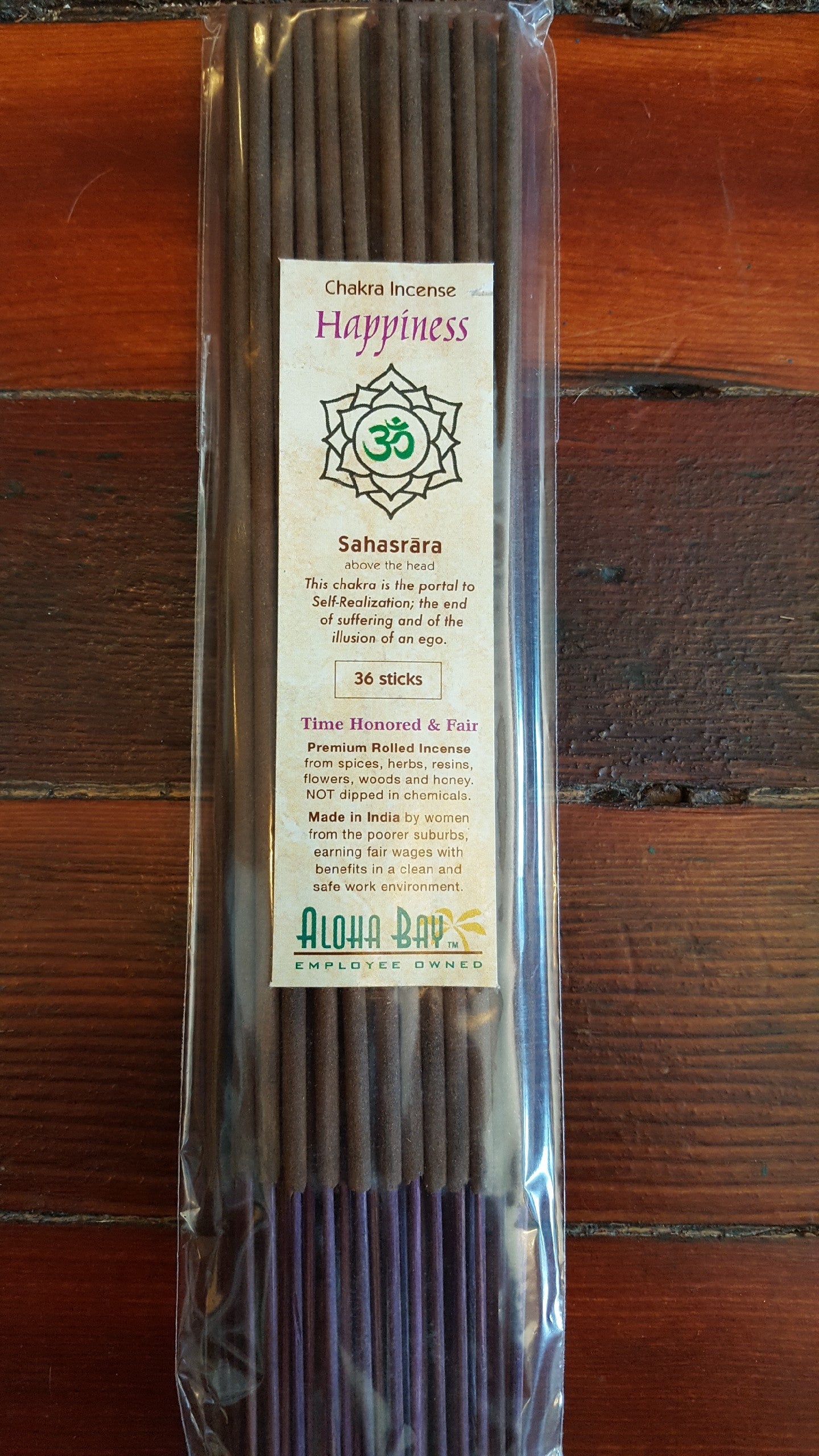 Incense: Aloha Brand: Chakra Happiness