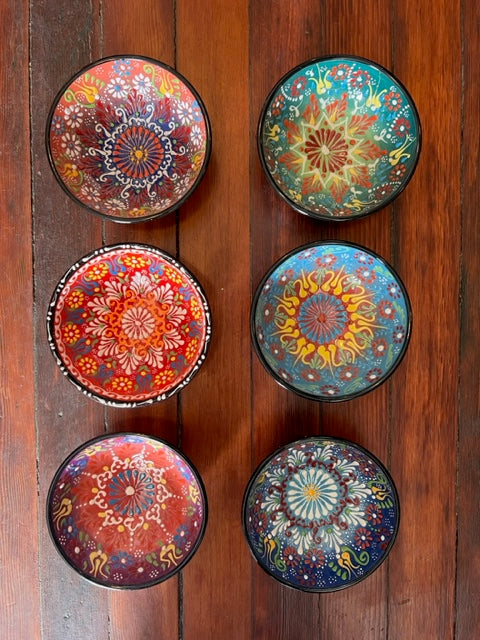 Turkish Pottery Bowls: Small Size
