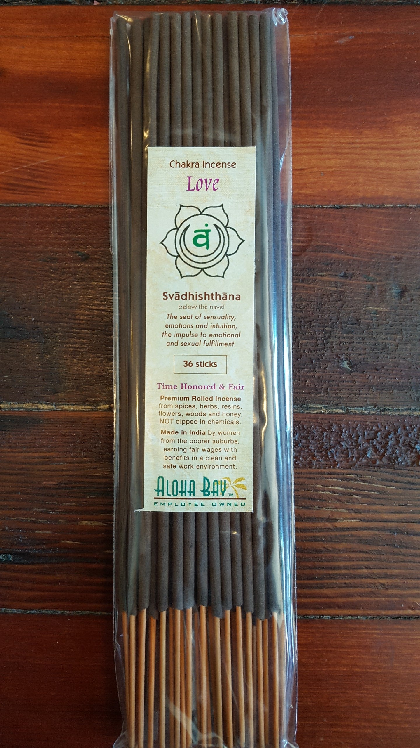 Incense: Aloha Brand: Chakra Love