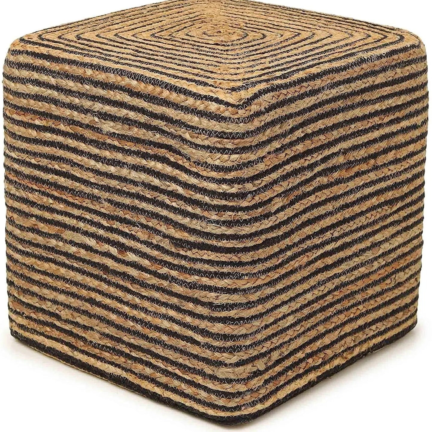 Ottoman: Jute and Cotton Pouf