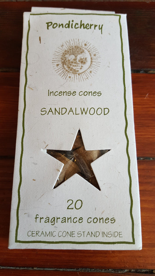 Incense: Pondicherry Cones - Various Fragrances