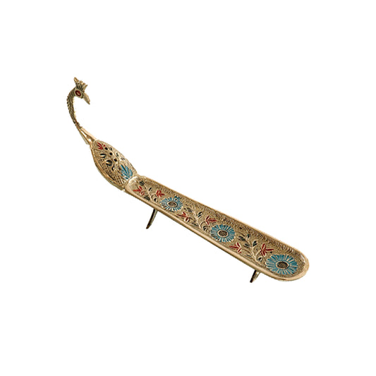 Incense: Peacock Incense Brass Burner