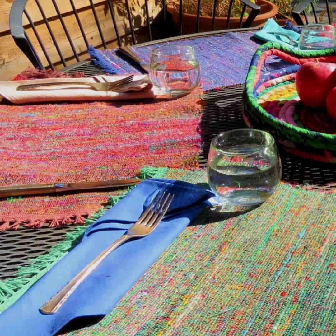 Recycled Sari Placemat (Sold Individually)