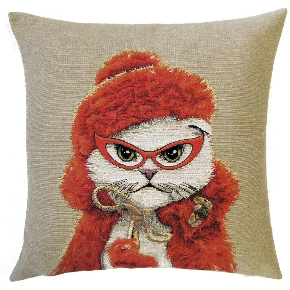 Pillow: Fashionista Cat Pillow